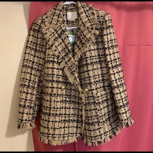 Kate Spade Bi-color Tweed Blazer